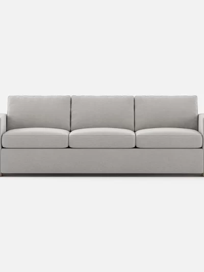 Glozin II Sofa in Latex—Gray