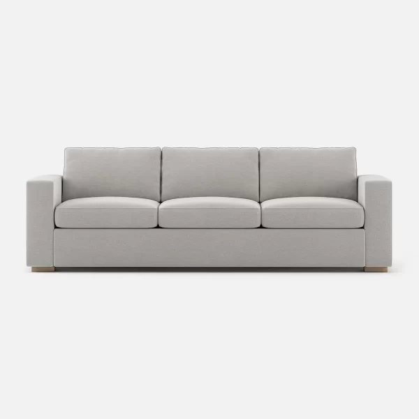 Glozin II Sofa in Latex—Gray