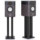 Pair of Norstone STYLUM Square 600mm Heavy Duty Speaker Stands in Black