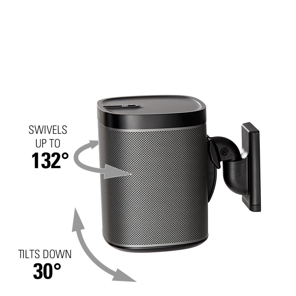 Pair Sanus WSWM22 Adjustable Speaker Wall Mount SONOS ONE, PLAY:1 & PLAY:3 - Image 3