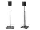 Pair of Sanus WSSA2 Adjustable Floor Stands For Sonos Play ONE, 1 & 3