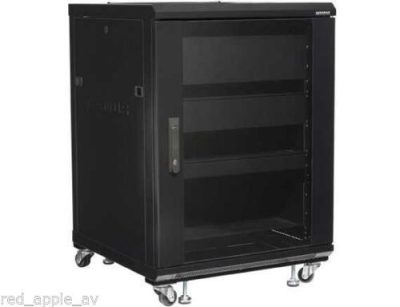 SANUS CFR2115 34" Tall 15U Component Audio Visual AV Rack Pre Assembled