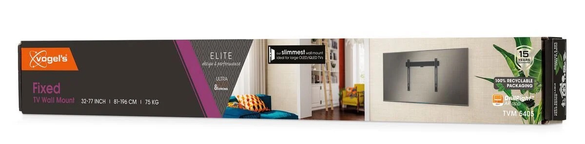 Vogels Elite TVM 5405 TV Black Fixed TV Wall Bracket 32-77" TVs - Image 8
