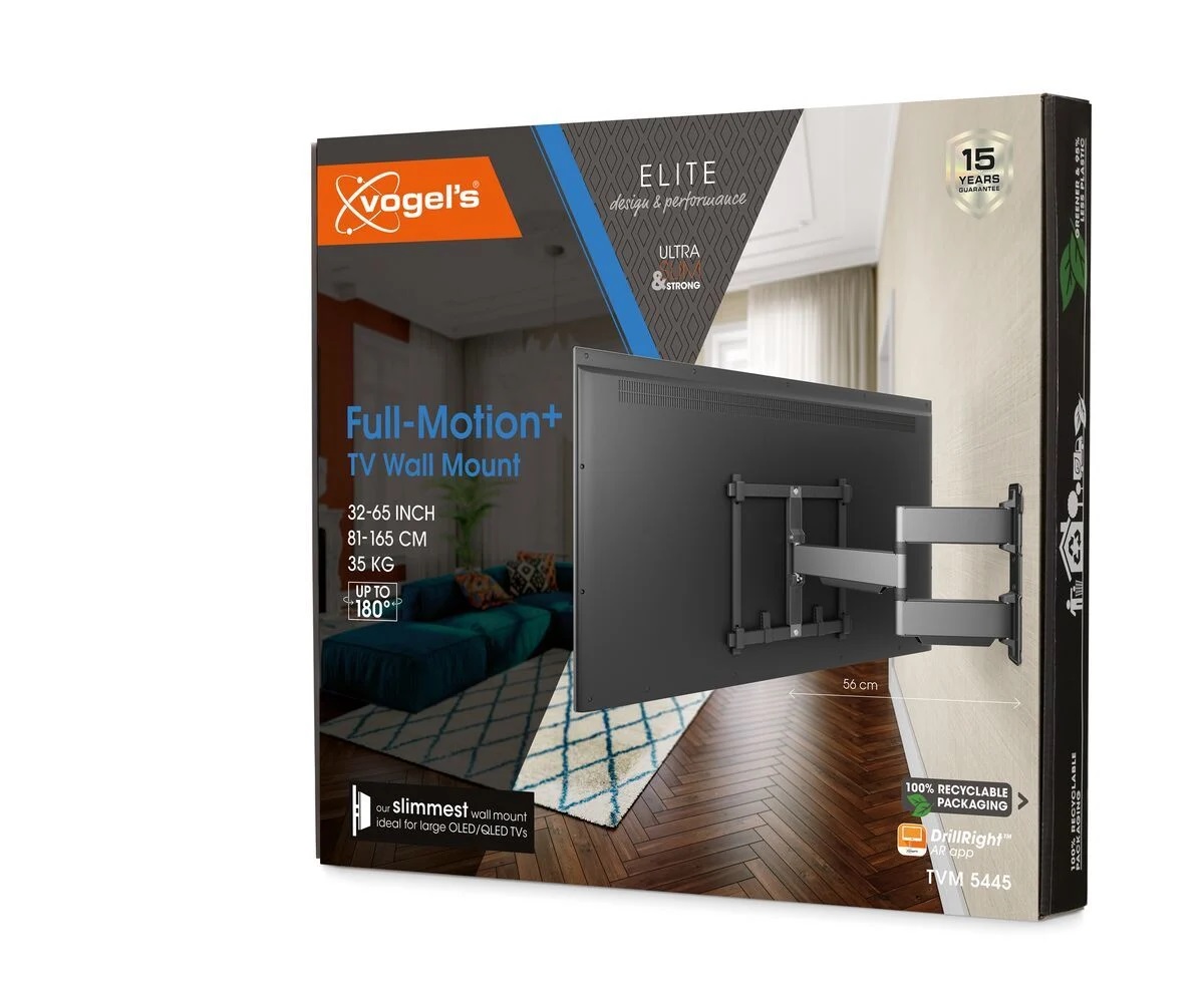 Vogels Elite TVM 5445 Full Motion TV Wall Bracket 32-65" TVs Black or White - Image 8